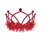 12 Pack Bulk Red Plastic Tiara with Combs Spirit & School Events